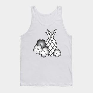 Lispe Luau Pineapple Tank Top